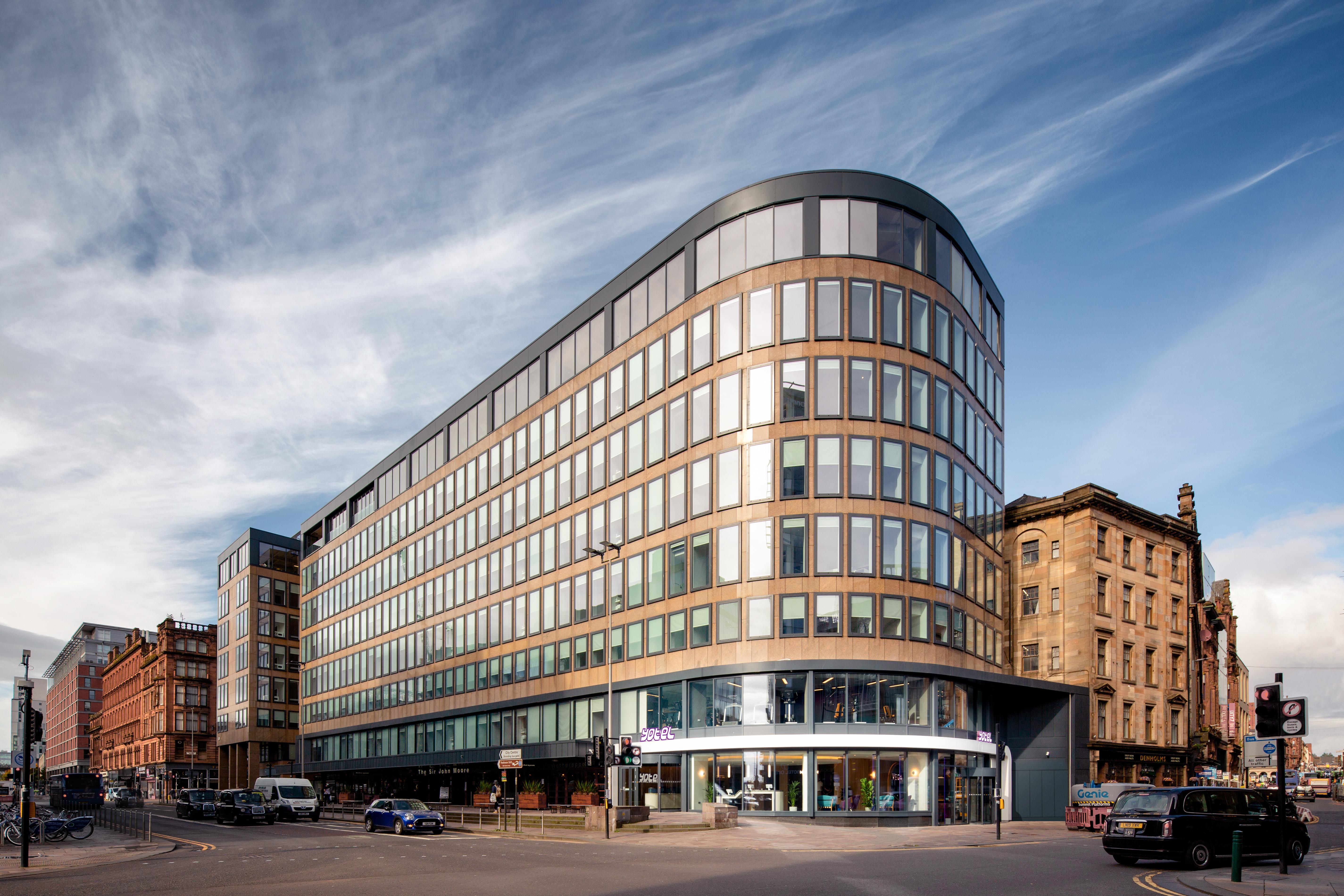 Yotel Glasgow Exteriér fotografie The building in 2017